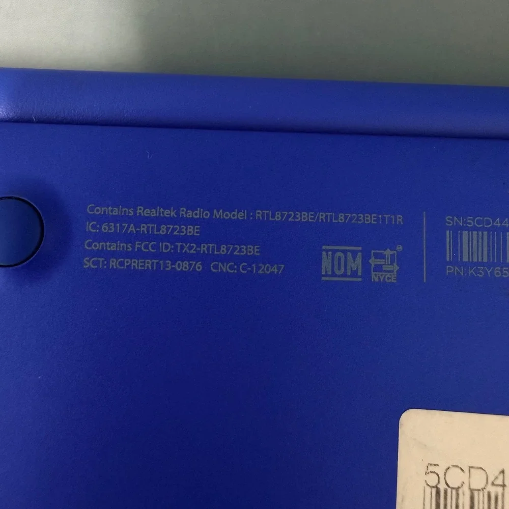 HP Stream Laptop TPN-Q155 Blue Intel Inside DTS Studio Sound Parts or Repair